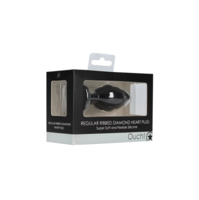 Plug anal Diamand Coeur - Regular pas cher