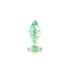 Plug en verre phosphorescent BUTT GLOW M 7 x 3.2cm