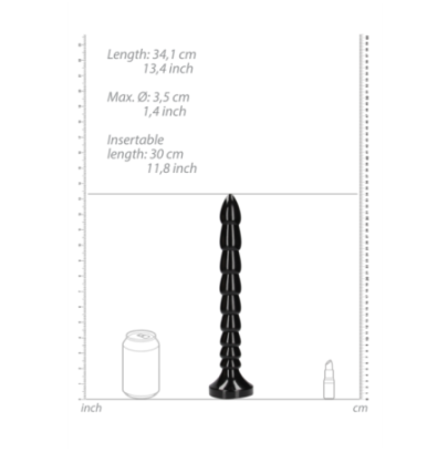 Gode long Stacked Anal Snake S 30 x 3.5cm