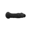 Gode réaliste Noir 23x5cm Realrock