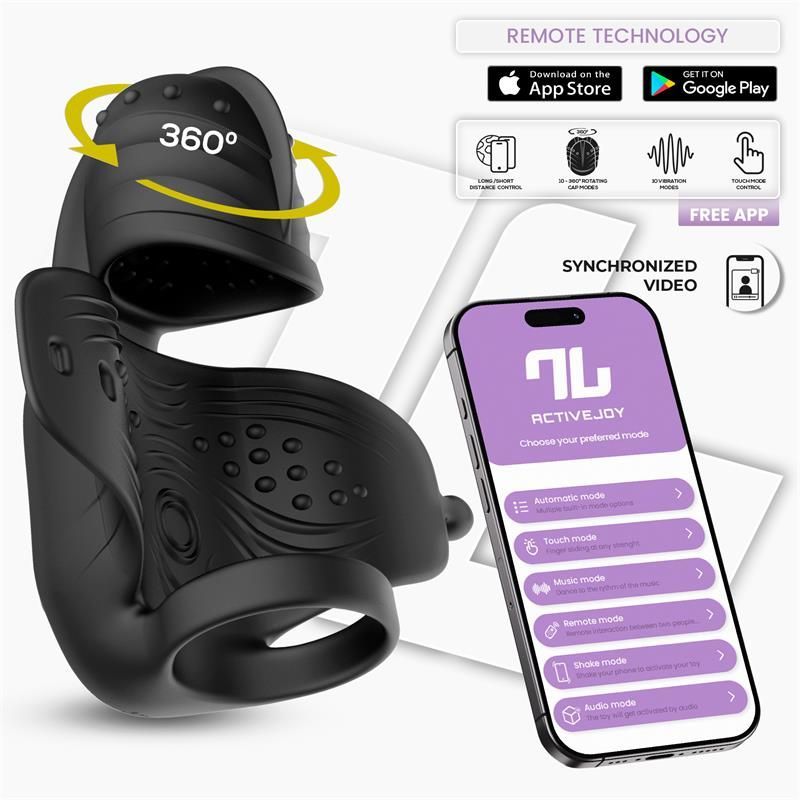 Zonte – Masturbateur avec Rotation, Vibrations et Application Mobile