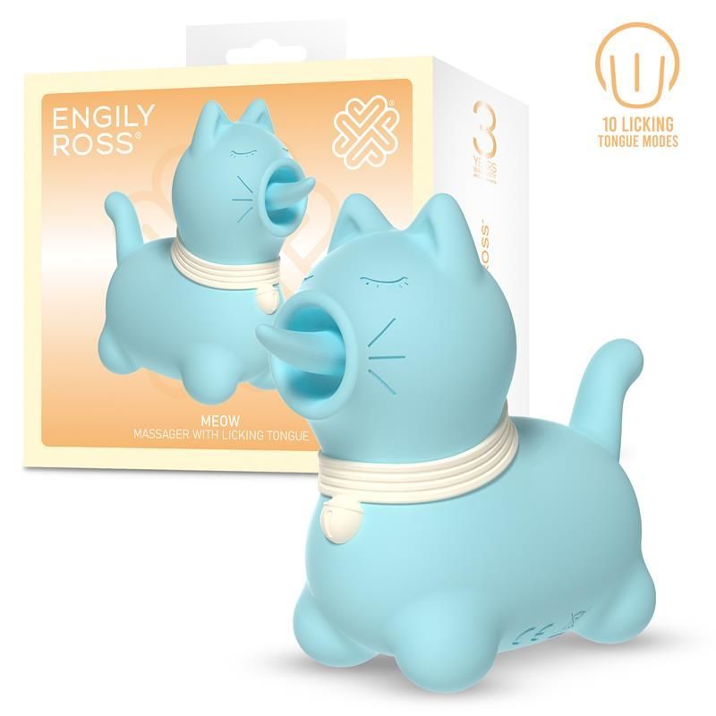 Stimulateur avec langue vibrante Meow