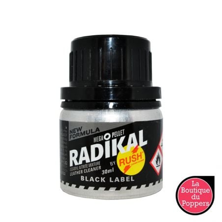 Poppers Radikal by Rush Black Label 30ml Amyl pas cher