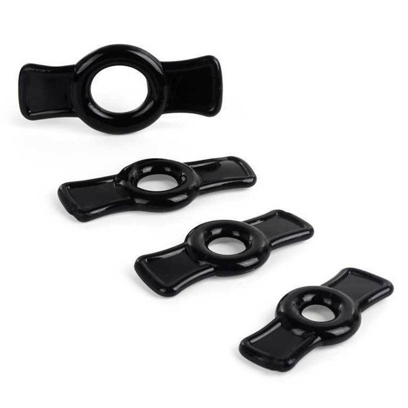 Mini Cockrings Bowring x 4 Noirs Mini Cockrings Bowring x 4 Noirs