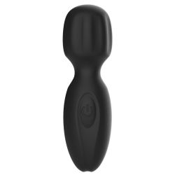 Mini Wand Lunius 11 cm Noir - 10 Vibrations pas cher