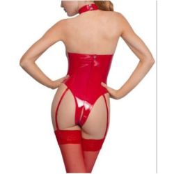 Body ouvert VINYL BODY OPEN Rouge Taille XXL sur La boutique du poppers Body ouvert VINYL BODY OPEN Rouge Taille XXL