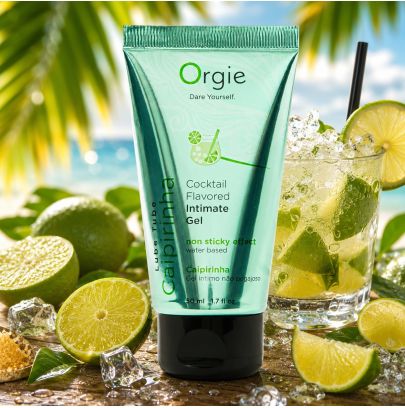 Lubrifiant Aromatisé Cocktail caipirinha 50ml pas cher Orgie