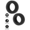 Lot de 2 Cockrings Double Stackers 26-29mm