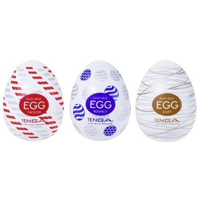 Oeufs de masturbation Tenga Egg N°2 x3 pas cher