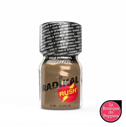 Poppers Radikal Rush Gold Ultramyl 10ml pas cher