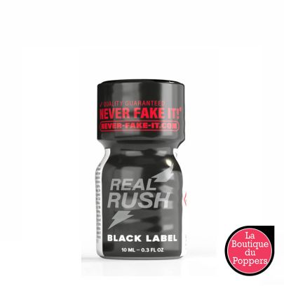 Poppers Real Rush Black Label 10ml pas cher