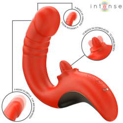 Vibromasseur en U Paulina Intense – Double Stimulation Rouge