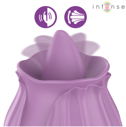 Stimulateur Clitoridien Fleur Azalea Intense – 10 Vibrations Violet