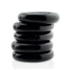 Lot de 5 Cockrings étirables Jacker 5-Stack 22mm Noirs Lot de 5 Cockrings étirables Jacker 5-Stack 22mm Noirs