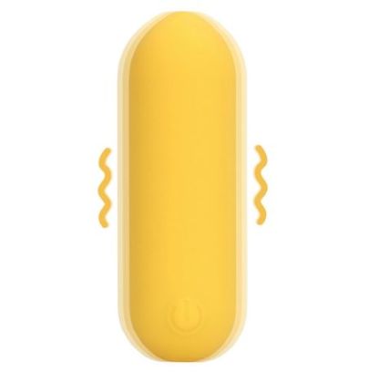 Mini vibro Yellowsmooth 6 x 2.3cm pas cher
