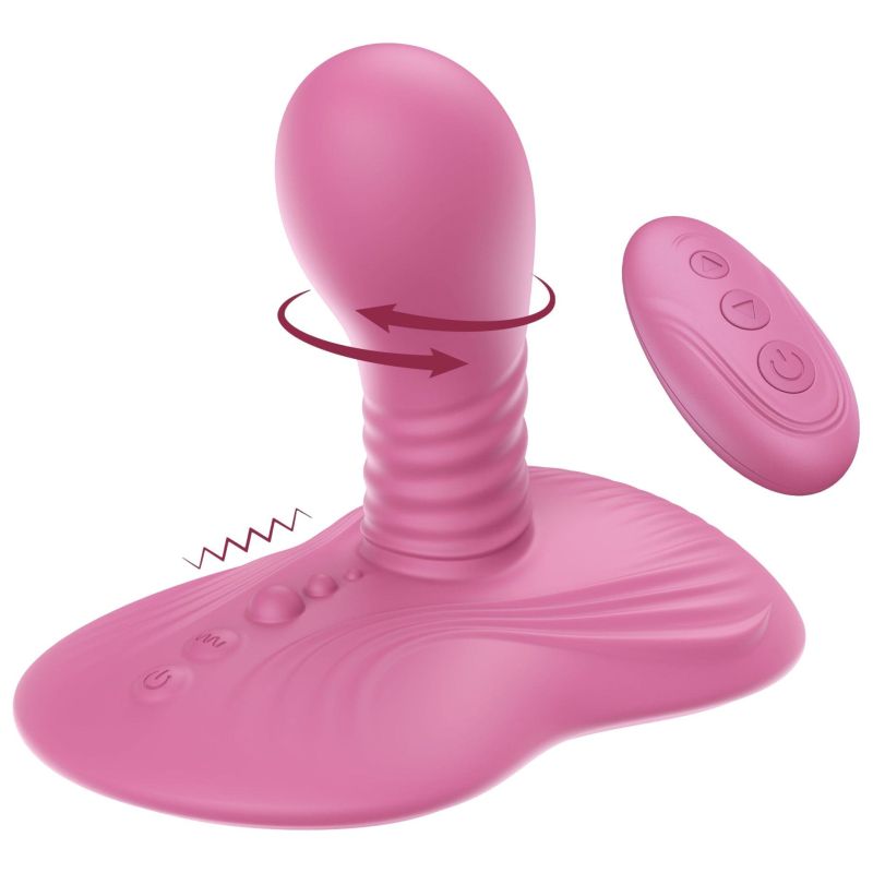 Double stimulateur vibrant rotatif Joystickball 9 x 4.5cm Double stimulateur vibrant rotatif Joystickball 9 x 4.5cm