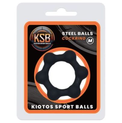 Cockring lesté Steel Balls M 38 mm - 68g