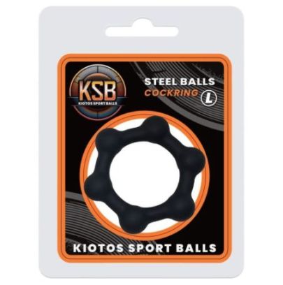 Cockring lesté Steel Balls L 42 mm - 68g