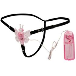 Harnais Strap-On avec Papillon Vibrant Multivitesses Baile Butterfly pas cher