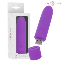 Bullet Vibrant Rechargeable 8 Modes Violet Intense Symone pas cher