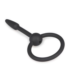Petit Plug Urétral en Silicone avec Anneau de Retrait pas cher