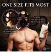 Masque d'Inhalation avec Support pour Flacon Noir et Blanc – XR Brands