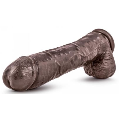 Gode réaliste Mr Savage Dr Skin 22 x 5.5cm Marron