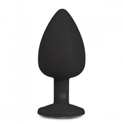 Plug Anal Bijou Diamond 8 x 4 cm Noir
