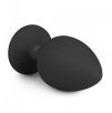 Plug Anal Bijou Diamond 8 x 4 cm Noir