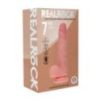 Gode Réaliste Vibrant Va-et-Vient Double Densité avec Testicules – 17,8 cm – Chair