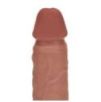 Gode Réaliste Vibrant Va-et-Vient Double Densité avec Testicules – 20,3 cm – Beige Gode Réaliste Vibrant Va-et-Vient Double Densité avec Testicules – 20,3 cm – Beige