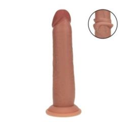 Gode Réaliste Double Densité à Peau Coulissante – 20
