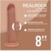 Gode Réaliste Double Densité à Peau réaliste – 20,5 cm – Beige