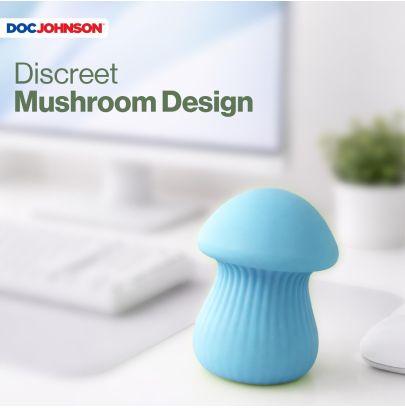 Mini Masturbateur ULTRASKYN Mushroom Stroker – Bleu