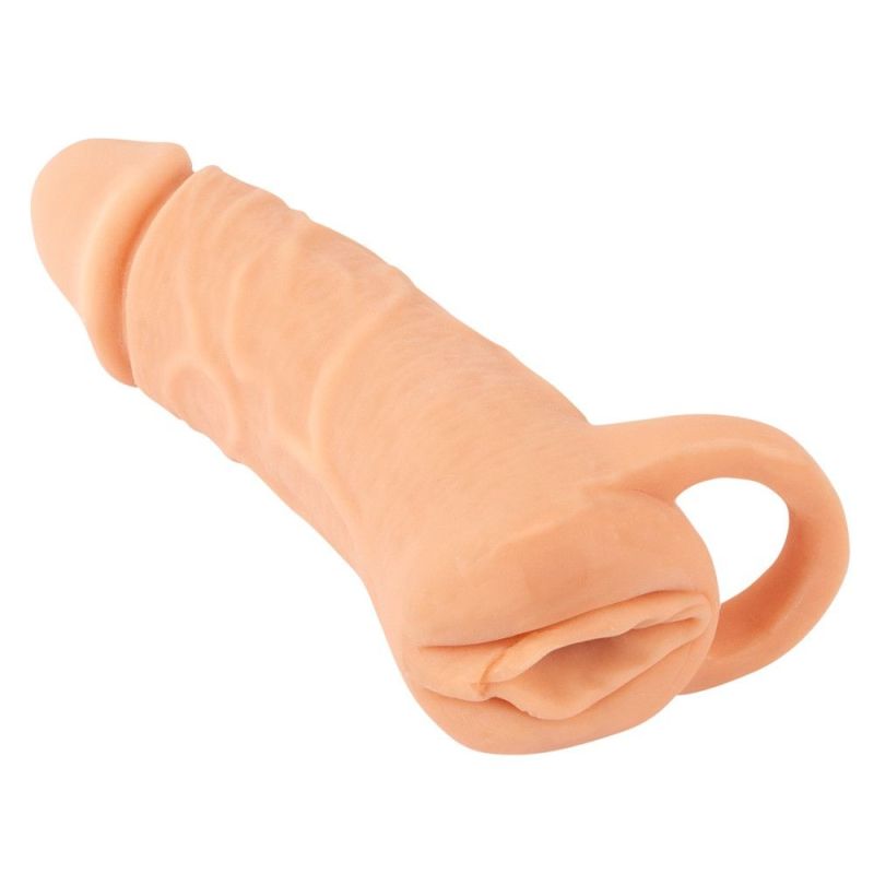 Masturbateur + gaine à pénis Trustydick M 16 x 5cm Masturbateur + gaine à pénis Trustydick M 16 x 5cm