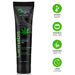 Lubrifiant Eau aromatisé Cannabis Orgie 100 ml