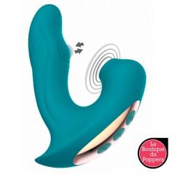 Stimulateur de clitoris et point G Eternal 15cm Turquoise pas cher