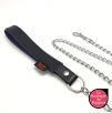 Laisse BDSM avec poignée Cuir 1m Noir Laisse BDSM avec poignée Cuir 1m Noir