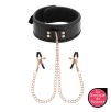 Collier avec pince-tétons Begme Noir Collier avec pince-tétons Begme Noir