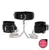 Collier et Menottes de poignets Heavy Taboom Noir Collier et Menottes de poignets Heavy Taboom Noir