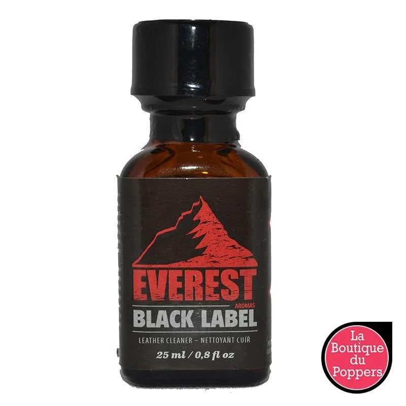 Poppers Everest Black Label pas cher