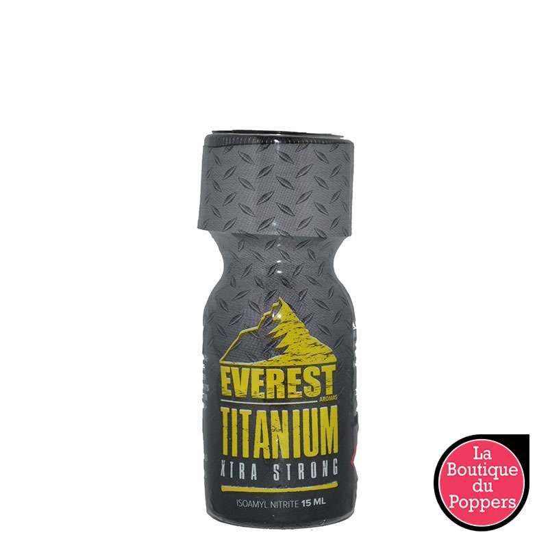 Poppers Everest Titanium 15ml pas cher Poppers Everest Titanium 15ml pas cher