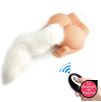 Plug Queue Vibrant Fox Tail Vibe 6.5 x 3.2cm - Queue 40cm Blanche Plug Queue Vibrant Fox Tail Vibe 6.5 x 3.2cm - Queue 40cm Blanche