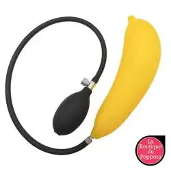 Gode gonflable Banana 18 x 4cm pas cher