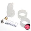 Cage de chasteté Silicone Clear Cage de chasteté Silicone Clear