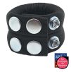 Ballstretcher lesté en cuir 140g - Largeur 4cm Ballstretcher lesté en cuir 140g - Largeur 4cm