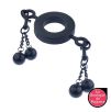 Ballstretcher en métal avec 4 Boules Big Testicle S 32mm - Hauteur 12mm - Poids 375g Noir Ballstretcher en métal avec 4 Boules Big Testicle S 32mm - Hauteur 12mm - Poids 375g Noir