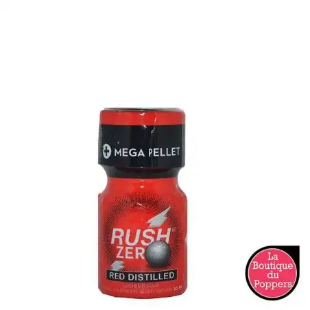 Poppers Rush Zero Red Distilled pas cher
