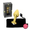 Plug anal doré en aluminium Diamètre 3,8 cm - 126 grammes Plug anal doré en aluminium Diamètre 3,8 cm - 126 grammes