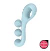 Vibromasseur Rechargeable Satisfyer Tri Ball 2 Bleu Vibromasseur Rechargeable Satisfyer Tri Ball 2 Bleu